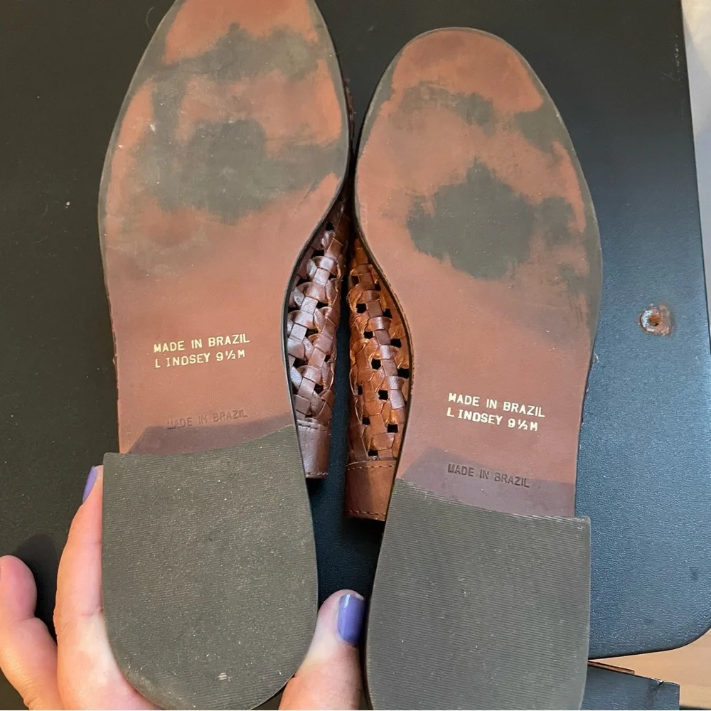 Kim Rodger’s Lindsey Woven Leather Slingback Flats - Picture 6 of 6